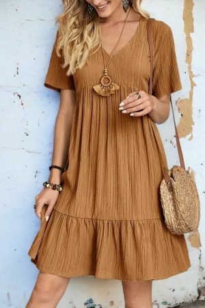 Bohemian Midi Dress: Women's Y2K Streetwear Fashion