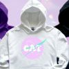 Celestial Catgirl Hoodie - Y2K Aesthetic Streetwear for Cat Lovers