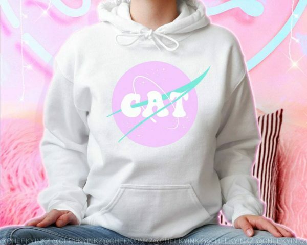 Celestial Catgirl Hoodie - Y2K Aesthetic Streetwear for Cat Lovers