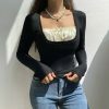 Coquette Milkmaid Long Sleeve Y2K Streetwear Top