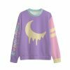 Crescent Moon Y2K Streetwear Sweatshirt