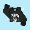 Dragon Legend College Sweatshirt Medieval Preppy Y2K Streetwear