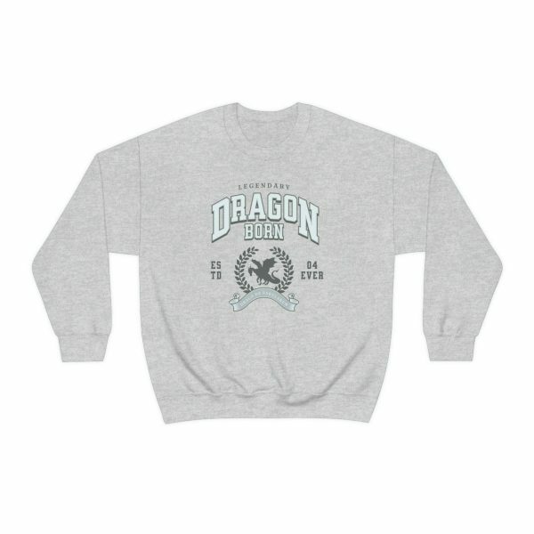 Dragon Legend College Sweatshirt Medieval Preppy Y2K Streetwear