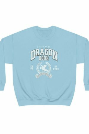 Dragon Legend College Sweatshirt Medieval Preppy Y2K Streetwear