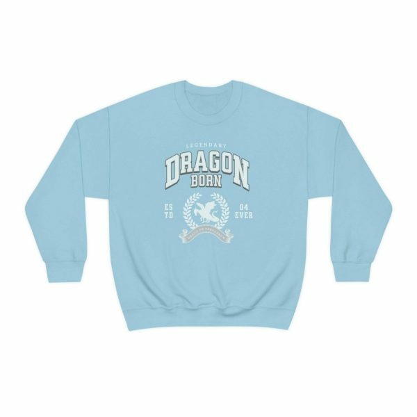 Dragon Legend College Sweatshirt Medieval Preppy Y2K Streetwear