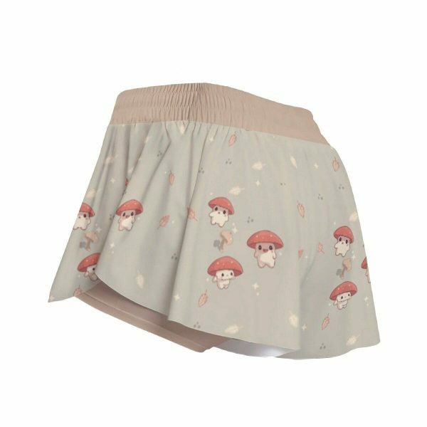 Fungi Friend Y2K Mushroom Cuties Streetwear Shorts