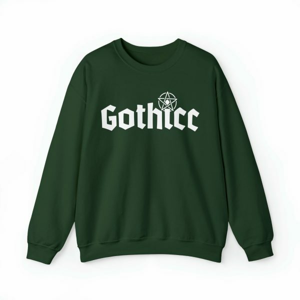 Gothicc Graphic Crewneck Sweatshirt for Trendy Y2K Streetwear Aesthetics