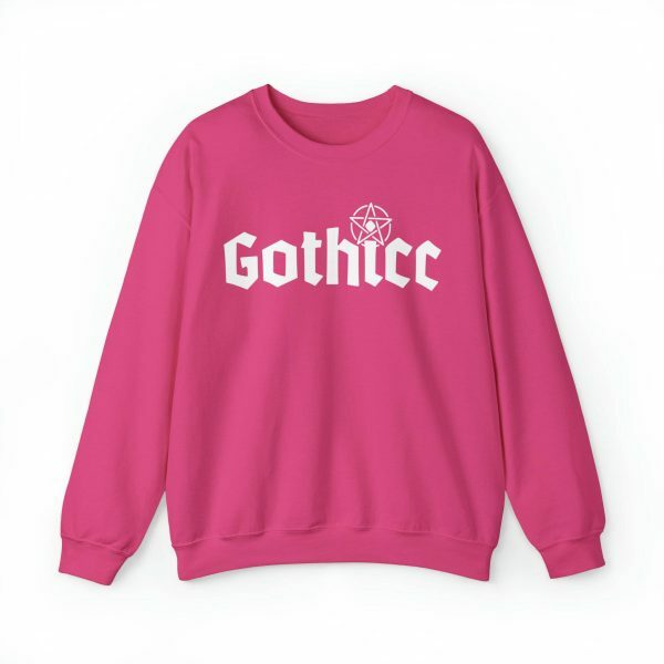 Gothicc Graphic Crewneck Sweatshirt for Trendy Y2K Streetwear Aesthetics