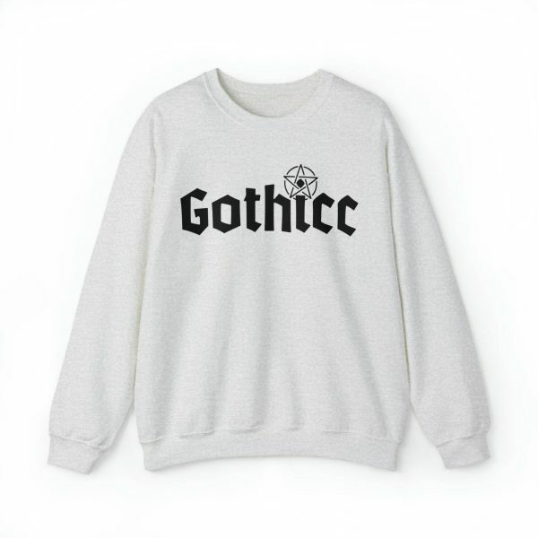 Gothicc Graphic Crewneck Sweatshirt for Trendy Y2K Streetwear Aesthetics