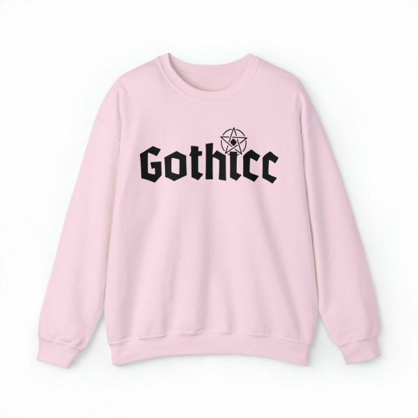 Gothicc Graphic Crewneck Sweatshirt for Trendy Y2K Streetwear Aesthetics