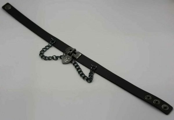 Handmade Punk Leather Choker Necklace for Women | Gothic Y2K Streetwear Accessory