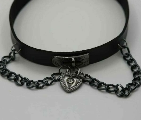 Handmade Punk Leather Choker Necklace for Women | Gothic Y2K Streetwear Accessory