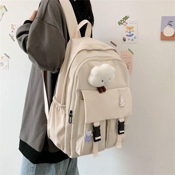 Harajuku Korean Y2K Style Large Capacity Backpack for High School Students