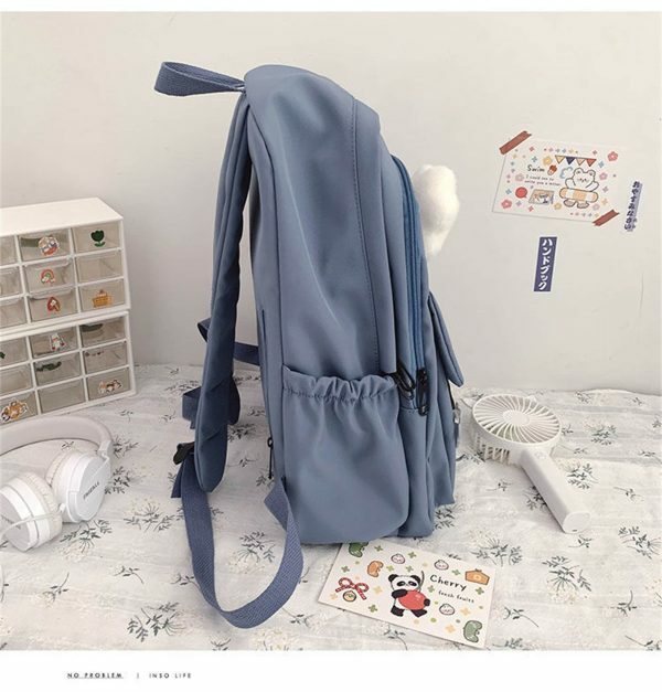 Harajuku Korean Y2K Style Large Capacity Backpack for High School Students