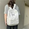 Harajuku Style Retro Backpack with Multi-pocket and Laptop Compartment