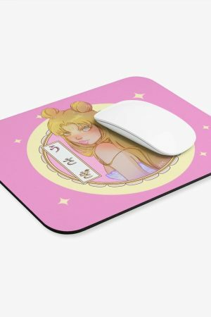 Kawaii Bunny Japanese Letters MousePad - Y2K Streetwear Desk Decor - Anime Lover Gift