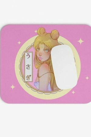 Kawaii Bunny Japanese Letters MousePad - Y2K Streetwear Desk Decor - Anime Lover Gift