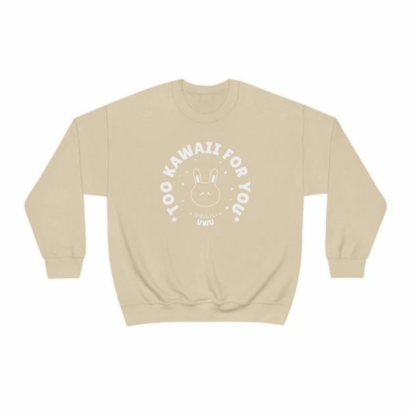 Kawaii Bunny Sweatshirt: Y2K Harajuku Streetwear for E-Girls and E-Boys