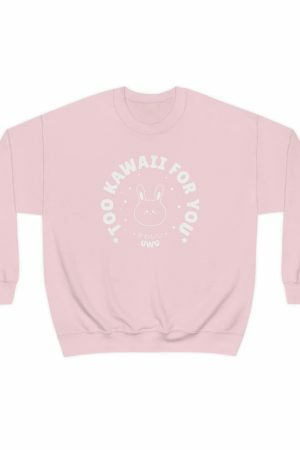 Kawaii Bunny Sweatshirt: Y2K Harajuku Streetwear for E-Girls and E-Boys