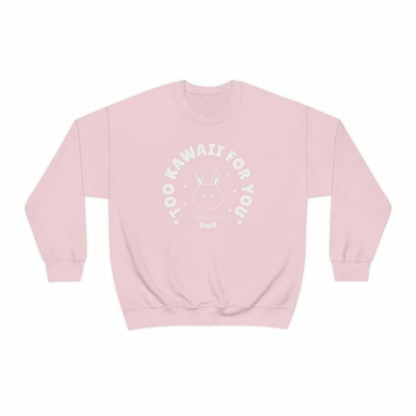 Kawaii Bunny Sweatshirt: Y2K Harajuku Streetwear for E-Girls and E-Boys