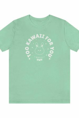 Kawaii Bunny Tshirt - Harajuku Streetwear, Y2K Aesthetic Tee