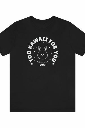 Kawaii Bunny Tshirt - Harajuku Streetwear, Y2K Aesthetic Tee