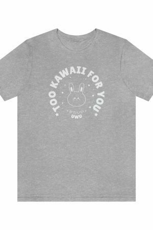 Kawaii Bunny Tshirt - Harajuku Streetwear, Y2K Aesthetic Tee