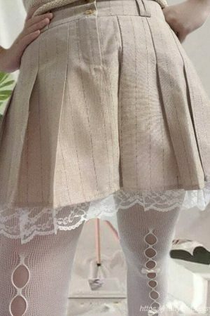 Kawaii Mini Skirt Y2K Aesthetic Streetwear Fashion