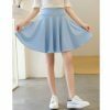 Korean Style A-Line Pleated Mini Skirt with Under Shorts