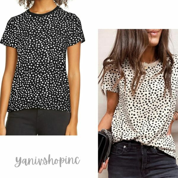 Leopard Print Streetwear Tee: Y2K Short Sleeve Blouse