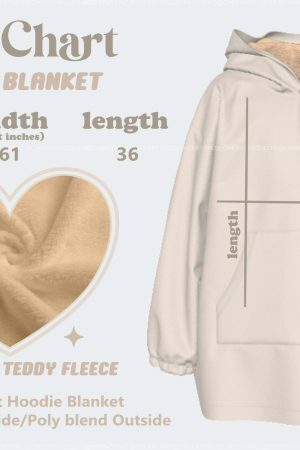 Lilith Y2K Aesthetic Teddy Fleece Hoodie Blanket