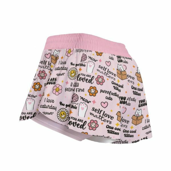 Lovecore Kitty Y2K Streetwear Shorts