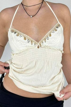 Lovely Coquette Ditsy Y2K Boho Chic Top