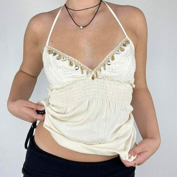 Lovely Coquette Ditsy Y2K Boho Chic Top