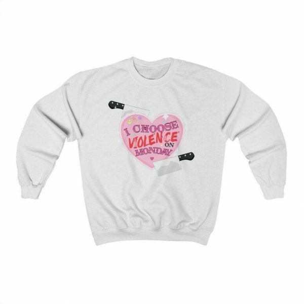 Monday Mayhem - Y2K Pastel Goth Sweatshirt