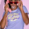 Moon Sugar Y2K Lilac Soft Girl T-Shirt - Cute Retro Streetwear Aesthetic