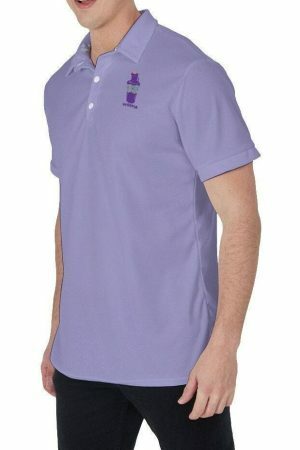 Mystic Sorcerer Alchemy Purple Potion Y2K Streetwear Polo Shirt