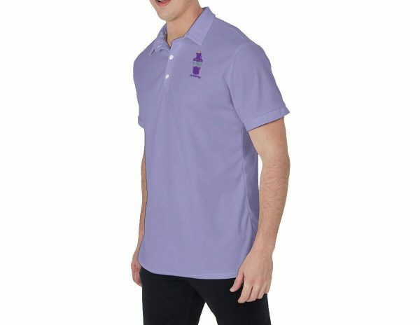 Mystic Sorcerer Alchemy Purple Potion Y2K Streetwear Polo Shirt