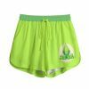 Neon Green Plumbob Boho Y2K High Waisted Pocket Shorts