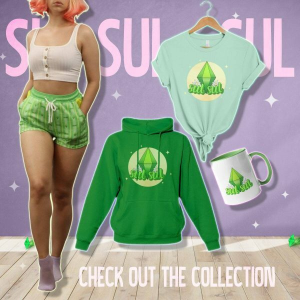 Plumbob Sul Sul Daisy Y2K Streetwear Gamer Shirt