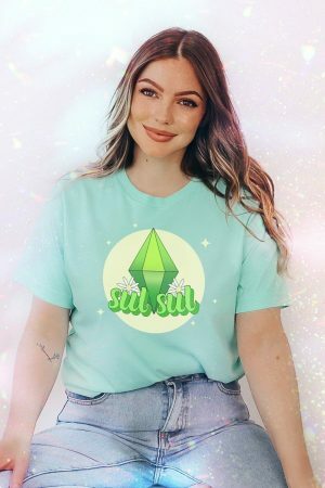 Plumbob Sul Sul Daisy Y2K Streetwear Gamer Shirt