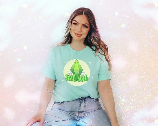 Plumbob Sul Sul Daisy Y2K Streetwear Gamer Shirt