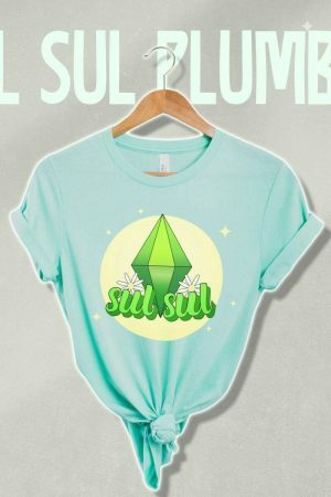 Plumbob Sul Sul Daisy Y2K Streetwear Gamer Shirt