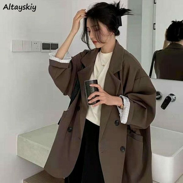 Retro Harajuku Streetwear Blazer - Y2K Fashion Aesthetic