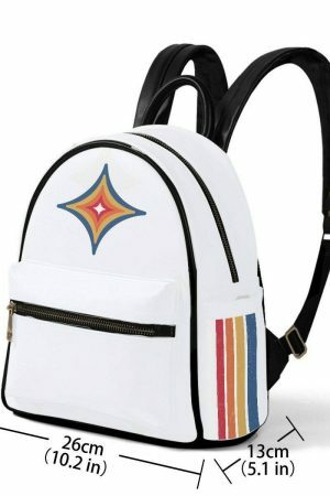 Retro Spark Mini Sling Backpack - Y2K Streetwear Aesthetic