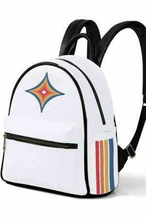 Retro Spark Mini Sling Backpack - Y2K Streetwear Aesthetic