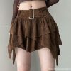 Slim Grunge Y2K Streetwear Mini Skirts