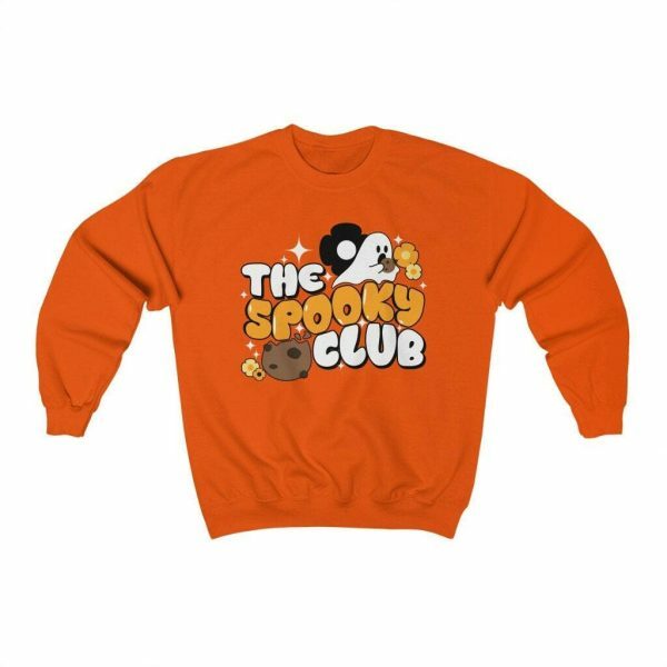 Spooky Club Sweatshirt - Cute and Scary Ghost Fall Crewneck