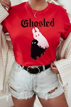 Spooky Kawaii Y2K Ghost Shirt for Best Friend Gift