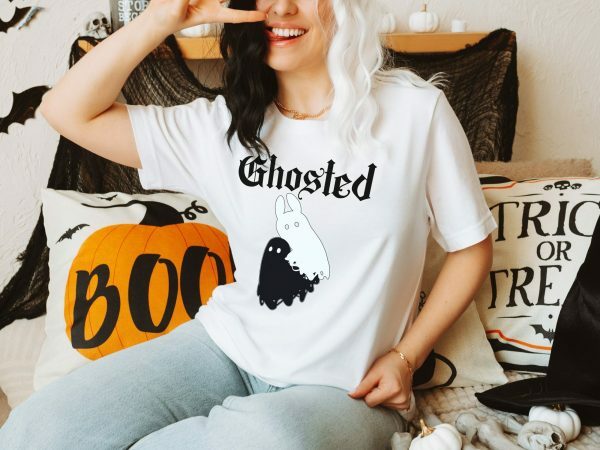 Spooky Kawaii Y2K Ghost Shirt for Best Friend Gift